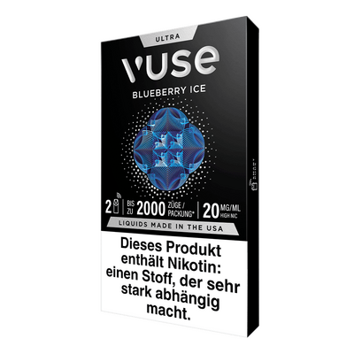 2x Vuse Ultra Pods Blueberry Ice 20mg