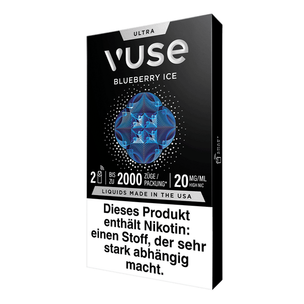 2x Vuse Ultra Pods Blueberry Ice 20mg