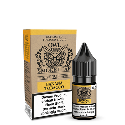 OWL Smoke Leaf Banana Tobacco Liquid 12mg