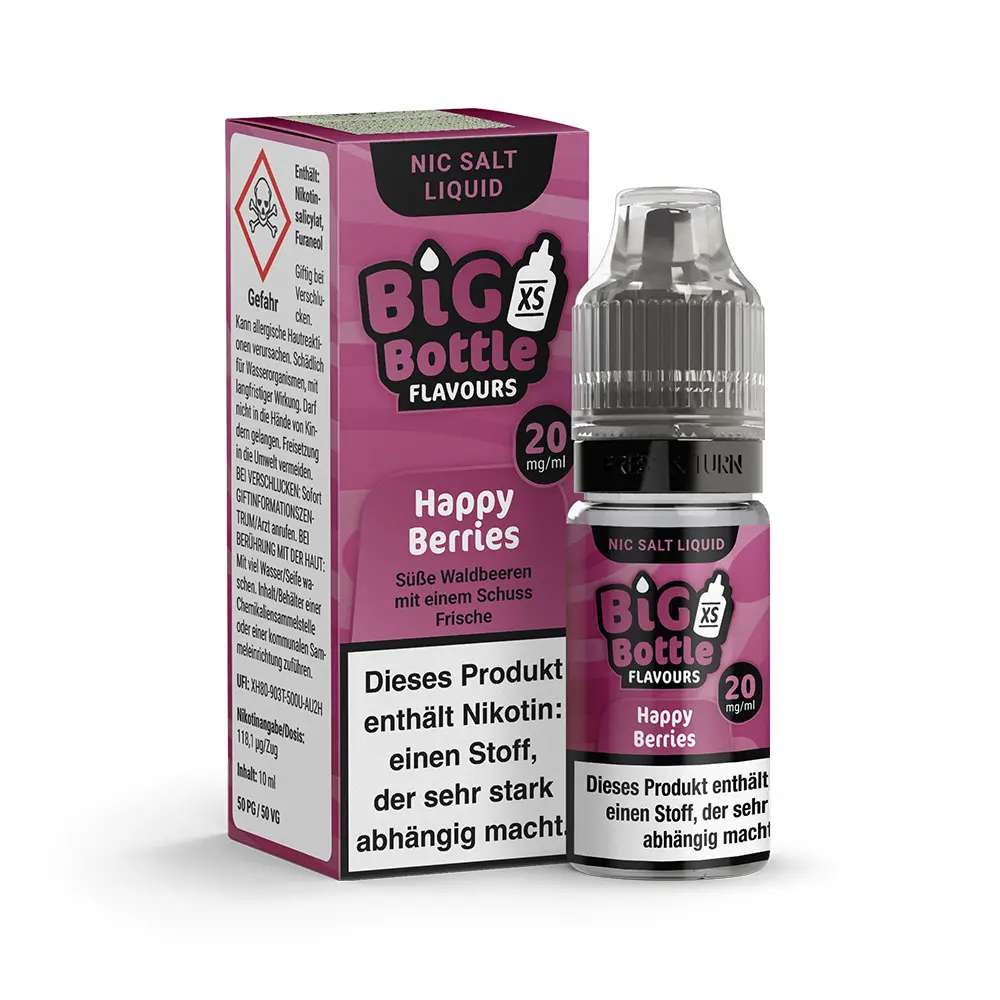 Liquid Happy Berries - Big Bottle Flavours Nikotinsalz 20mg Liquid Happy Berries - Big Bottle Flavours Nikotinsalz 20mg