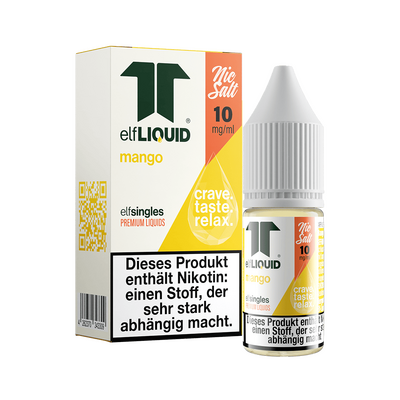 Elf-Liquid - Mango - Nikotinsalz Liquid 10mg Elf-Liquid - Mango - Nikotinsalz Liquid 10mg