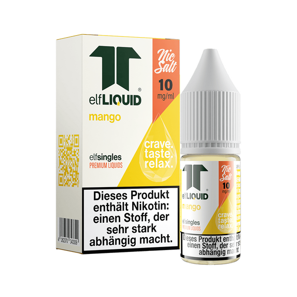 Elf-Liquid - Mango - Nikotinsalz Liquid 10mg Elf-Liquid - Mango - Nikotinsalz Liquid 10mg