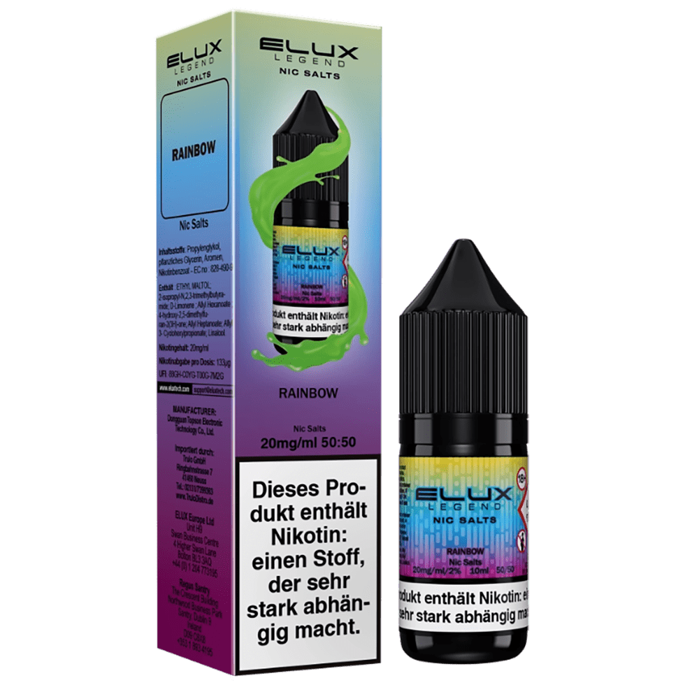Liquid Rainbow - Elux Nikotinsalz Liquid Rainbow - Elux Nikotinsalz