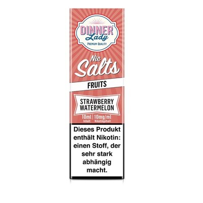 Liquid Strawberry Watermelon - Dinner Lady Nikotinsalz 10mg Liquid Strawberry Watermelon - Dinner Lady Nikotinsalz 10mg