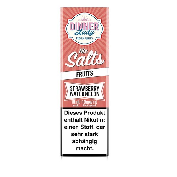 Liquid Strawberry Watermelon - Dinner Lady Nikotinsalz 10mg Liquid Strawberry Watermelon - Dinner Lady Nikotinsalz 10mg