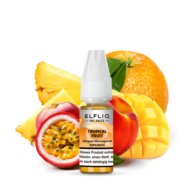 Elfliq by Elfbar Nikotinsalz - Tropical Fruit - Liquid 10mg 10ml  C