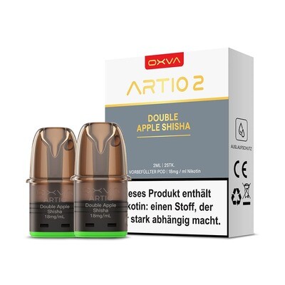 Oxva Artio 2 Einweg Pod Double Apple Shisha 18mg Nikotinsalz 2ml Oxva Artio 2 Einweg Pod Double Apple Shisha 18mg Nikotinsalz 2ml