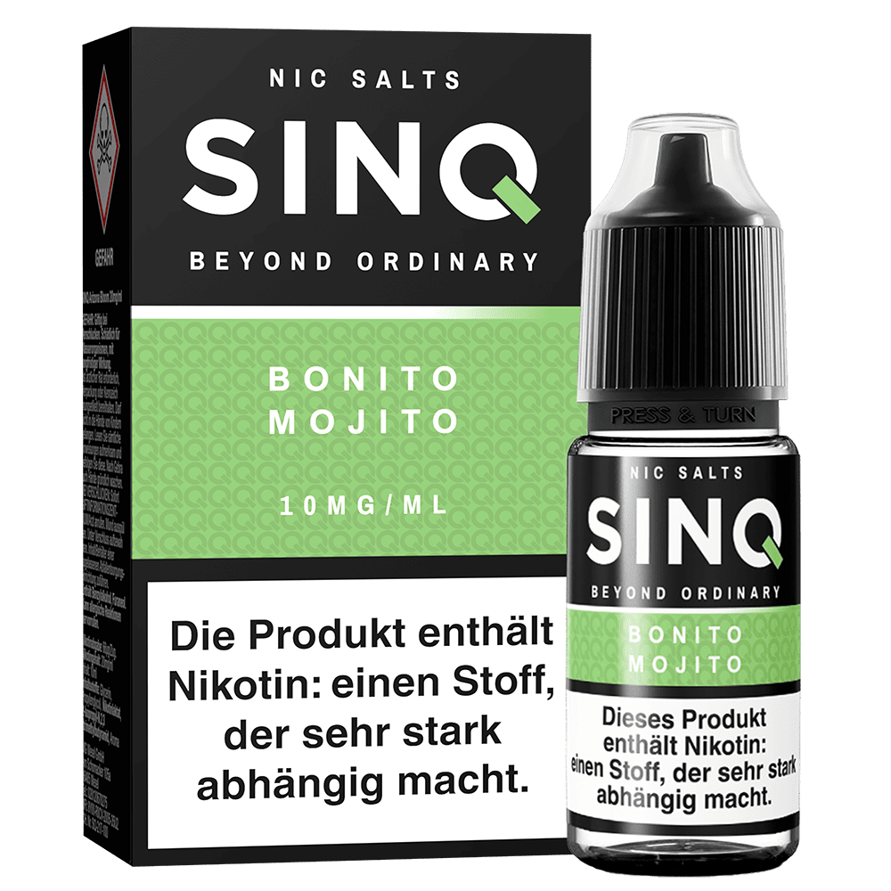 SINQ Nikotinsalz - Bonito Mojito - 10ml Liquid 10mg  C