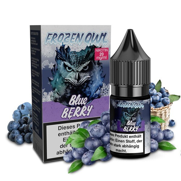 Liquid Blueberry - Frozen OWL Nikotinsalz 20mg Liquid Blueberry - Frozen OWL Nikotinsalz 20mg
