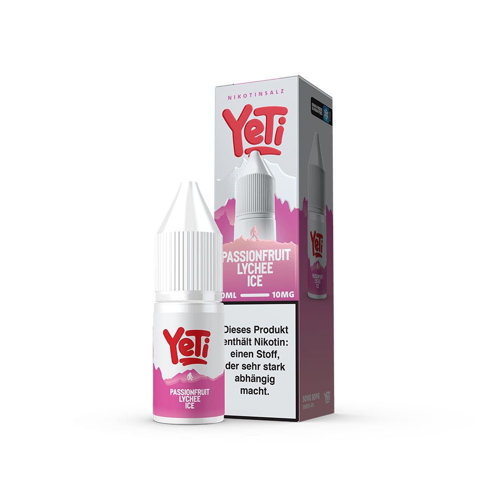 Liquid Passionfruit Lychee Ice - Yeti Summit Nikotinsalz Liquid Passionfruit Lychee Ice - Yeti Summit Nikotinsalz