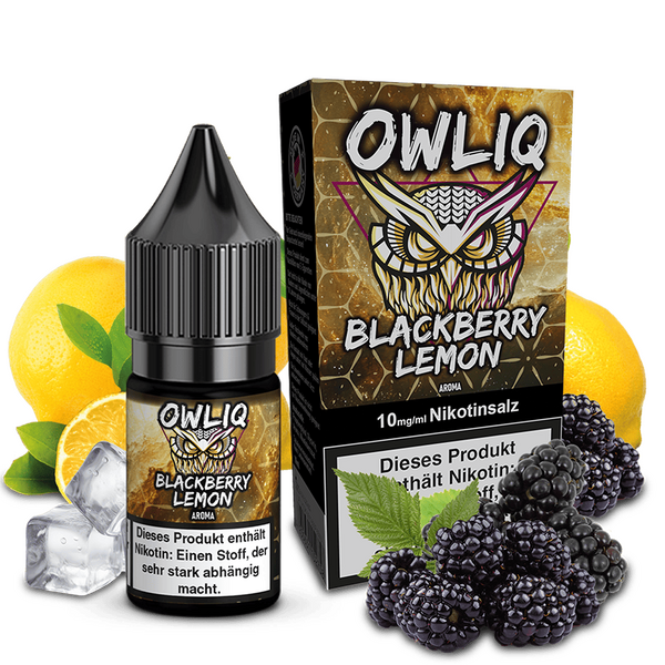 OWLIQ Nikotinsalz - Blackberry Lemonade - 10ml Liquid 10mg  C