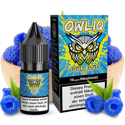 OWLIQ Nikotinsalz Sour Blue 10ml 10mg