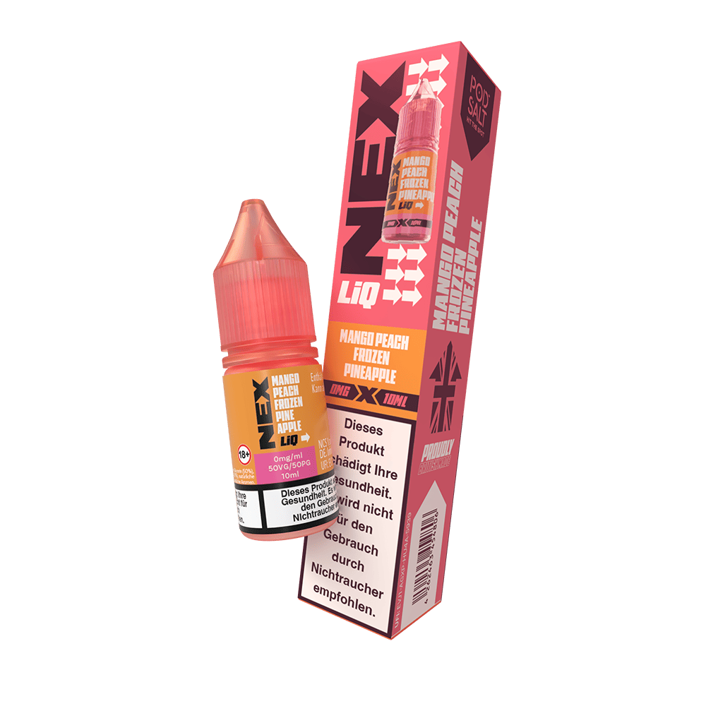 Liquid Mango Peach Frozen Pineapple - Nex Liq Nikotinsalz 0mg Liquid Mango Peach Frozen Pineapple - Nex Liq Nikotinsalz 0mg
