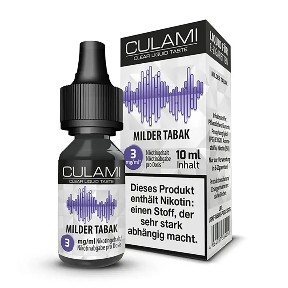 Liquid Milder Tabak - Culami 3mg