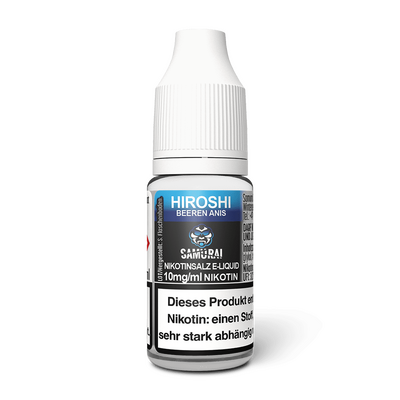 Liquid Hiroshi Beeren Anis - Samurai Nikotinsalz 10mg
