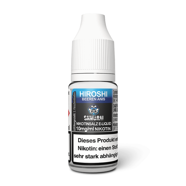 Liquid Hiroshi Beeren Anis - Samurai Nikotinsalz 10mg