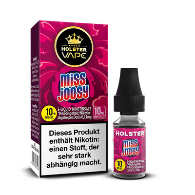 Holster Nikotinsalz - Miss Joosy - Liquid 10mg Holster Nikotinsalz - Miss Joosy - Liquid 10mg