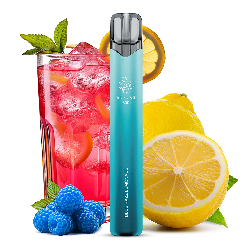 Elfbar 800 Einweg E-Zigarette - Blue Razz Lemonade - 0mg  C