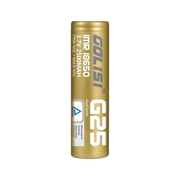 Golisi G25 Akku 18650 2500mAh/20A Golisi G25 Akku 18650 2500mAh/20A