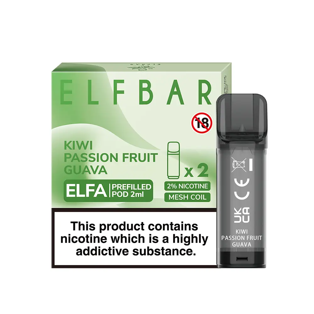 Elfbar - Elfa Pods Kiwi Passionfruit Guava Nikotinsalz 20mg