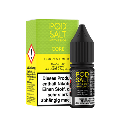 Liquid Lemon & Lime Ice - Pod Salt Core Nikotinsalz