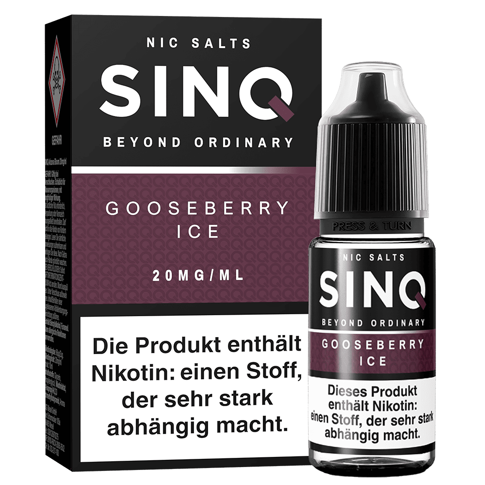 SINQ Nikotinsalz - Goosberry Ice - 10ml Liquid 20mg  C