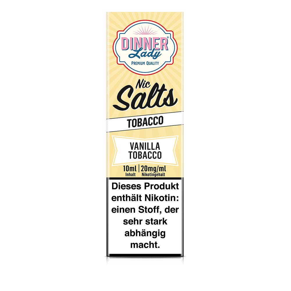 Liquid Vanilla Tobacco - Dinner Lady Nikotinsalz 20mg