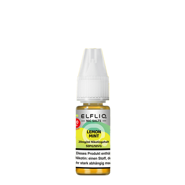 Elfliq by Elfbar Nikotinsalz - Lemon Mint - Liquid 20mg Elfliq by Elfbar Nikotinsalz - Lemon Mint - Liquid 20mg