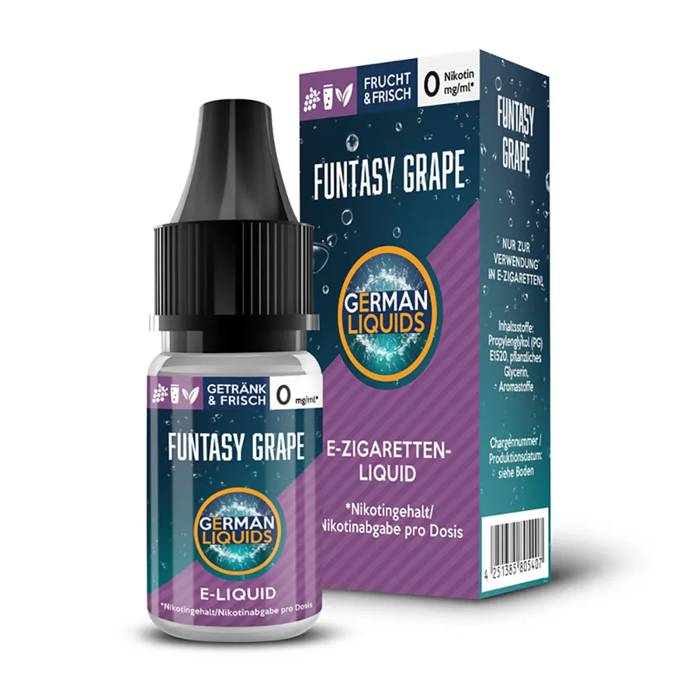 Liquid Funtasy Grape 0 mg - German Liquids
