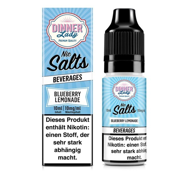 Liquid Blueberry Lemonade - Dinner Lady Nikotinsalz 10mg Liquid Blueberry Lemonade - Dinner Lady Nikotinsalz 10mg