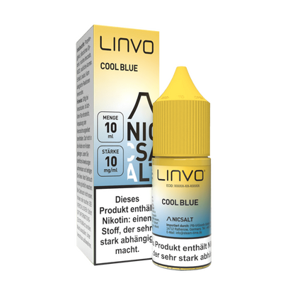 Linvo Nikotinsalz - Cool Blue - Liquid 10mg 10ml Linvo Nikotinsalz - Cool Blue - Liquid 10mg 10ml