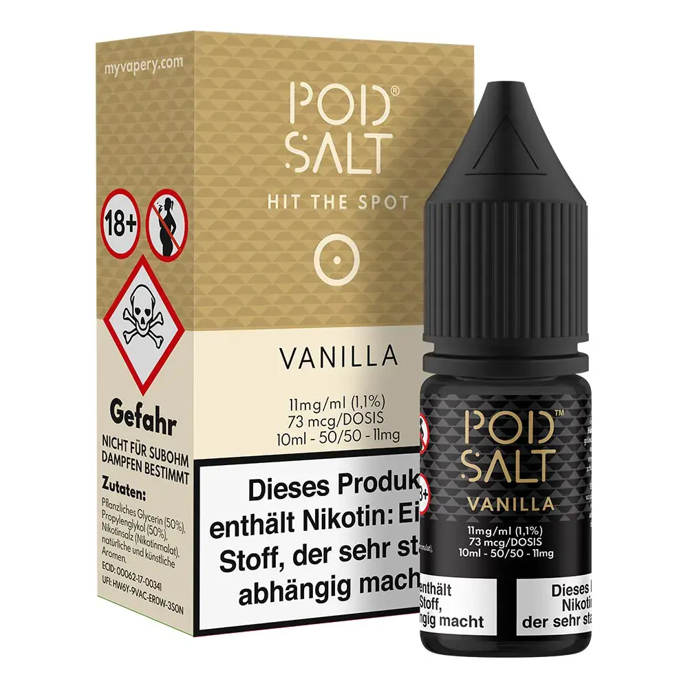 Liquid Vanilla - Pod Salt Core Nikotinsalz Liquid Vanilla - Pod Salt Core Nikotinsalz