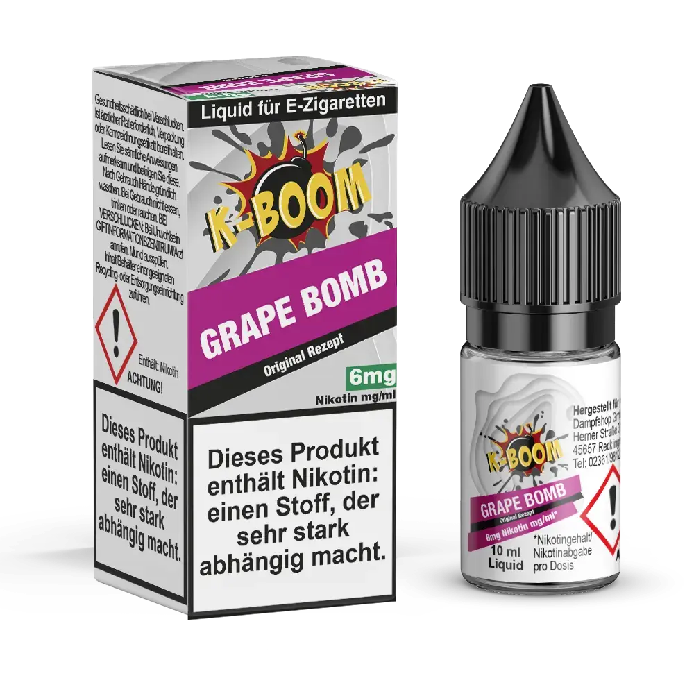 K-Boom Liquid - Grape Bomb K-Boom Liquid - Grape Bomb