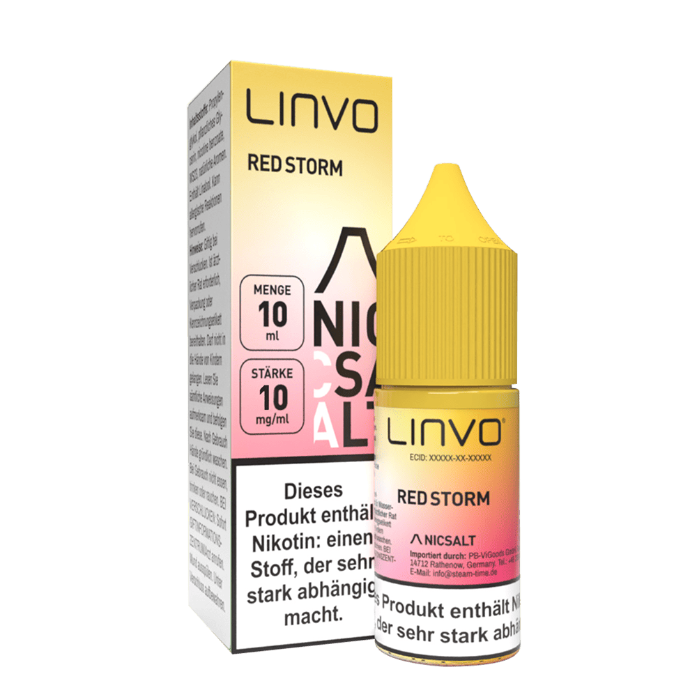 Linvo Nikotinsalz - Red Storm - Liquid 10mg 10ml
