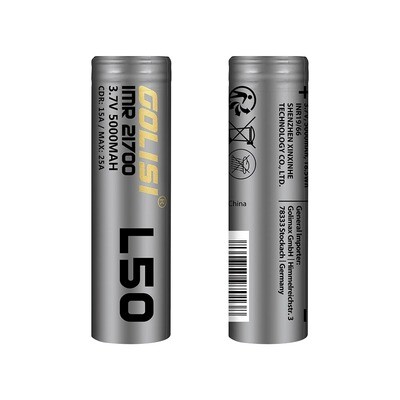 Golisi L50 Akku 21700 5000mAh/15A Golisi L50 Akku 21700 5000mAh/15A