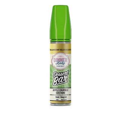 Dinner Lady Aroma Longfill - Apple Crumble Custard - 14ml in 60ml Flasche  C