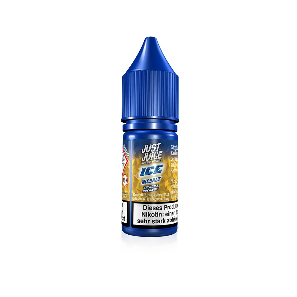 Just Juice Nikotinsalz - Citron & Coconut ICE - 10ml 20mg 