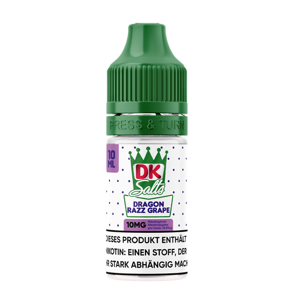 DK Salts Nikotinsalz - Dragon Razz Grape - Liquid 10mg 10ml  C