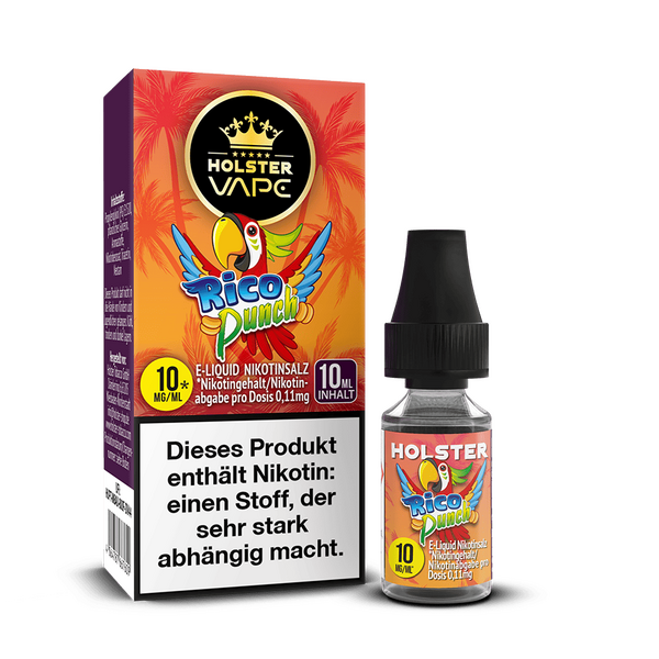 Holster Nikotinsalz - Rico Punch - Liquid 10mg Holster Nikotinsalz - Rico Punch - Liquid 10mg