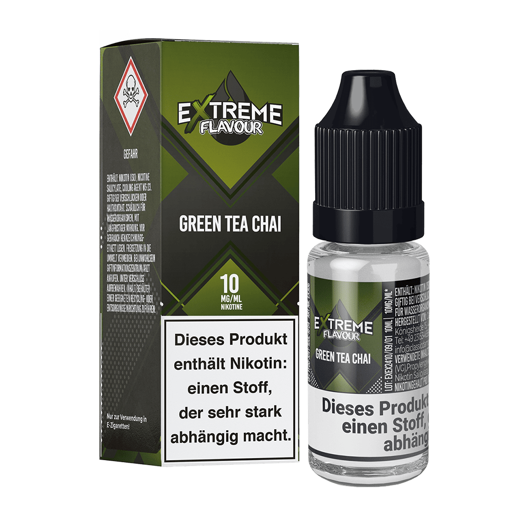 Liquid Grüner Tee Chai - Extreme Flavour Hybrid Nicsalt Liquid Grüner Tee Chai - Extreme Flavour Hybrid Nicsalt
