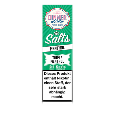 Liquid Triple Menthol - Dinner Lady Nikotinsalz Liquid Triple Menthol - Dinner Lady Nikotinsalz