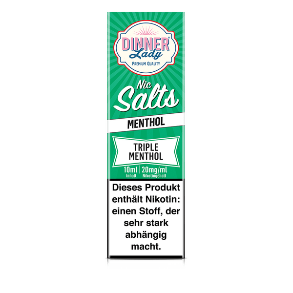 Liquid Triple Menthol - Dinner Lady Nikotinsalz Liquid Triple Menthol - Dinner Lady Nikotinsalz