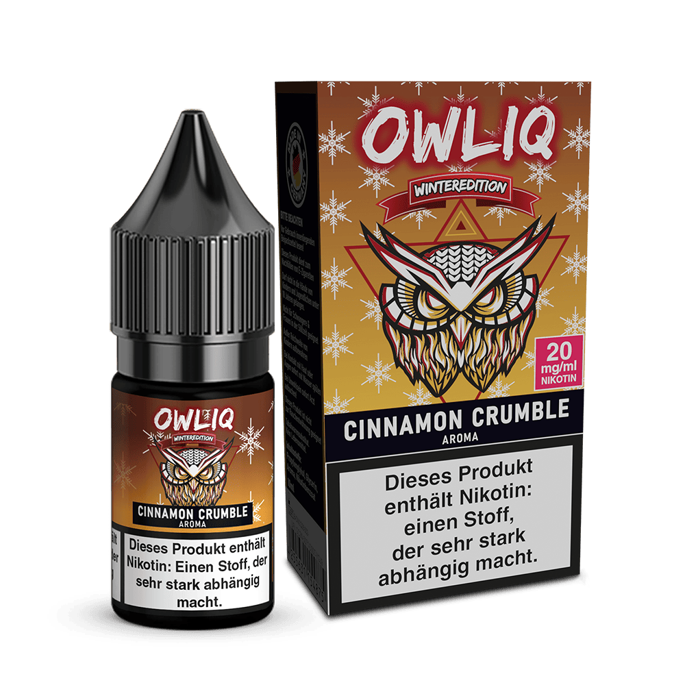 OWLIQ Nikotinsalz Weihnachtsedition - Cinnamon Crumble - 20mg