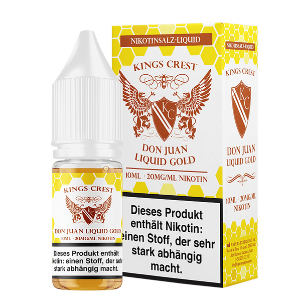 Kings Crest Nikotinsalz - Don Juan Liquid Gold - 20mg