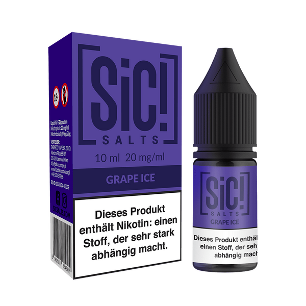 Liquid Grape Ice - SIC Nikotinsalz 20mg Liquid Grape Ice - SIC Nikotinsalz 20mg