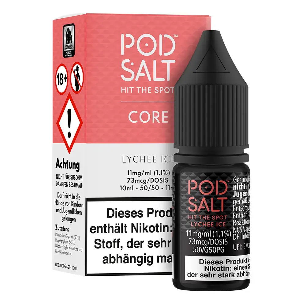 Liquid Lychee Ice - Pod Salt Core Nikotinsalz