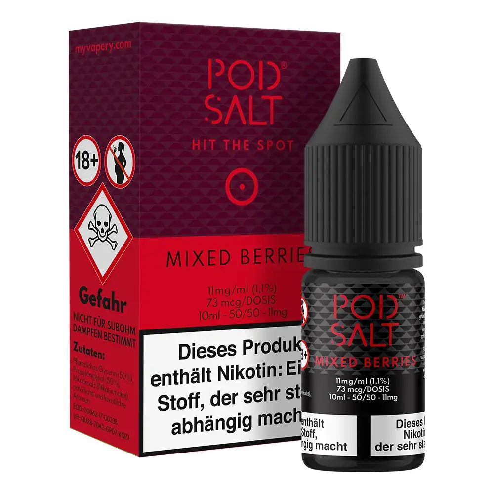 Liquid Mixed Berries - Pod Salt Core Nikotinsalz 11mg Liquid Mixed Berries - Pod Salt Core Nikotinsalz 11mg