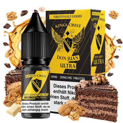 Kings Crest Nikotinsalz - Don Juan Ultra - 20mg Kings Crest Nikotinsalz - Don Juan Ultra - 20mg