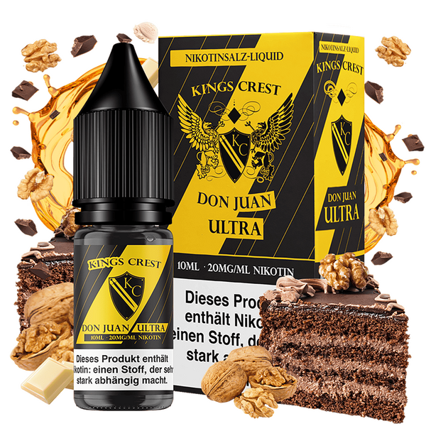 Kings Crest Nikotinsalz - Don Juan Ultra - 20mg Kings Crest Nikotinsalz - Don Juan Ultra - 20mg