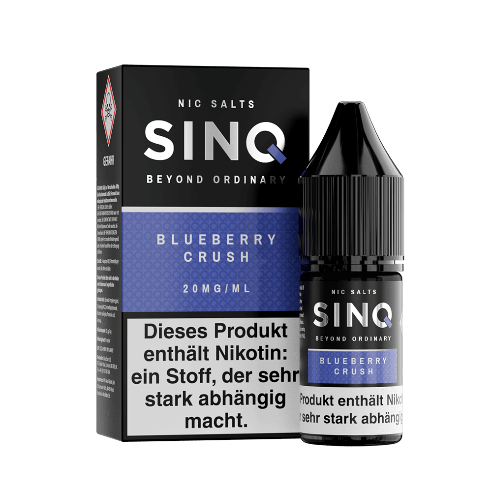 SINQ Nikotinsalz - Blueberry Crush - 10ml Liquid 20mg  C